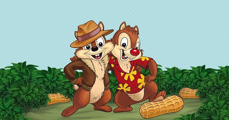 cartoon disney chipmunks chip and dale wallpaper preview 1 - Chip and Dale Merch