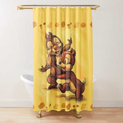 urshower curtain closedsquare1000x1000.1 27 - Chip and Dale Merch